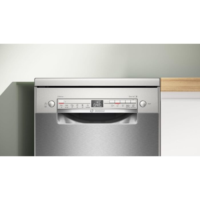 Bosch SPS2HKI58E Lave‑vaisselle pose‑libre 45 cm inox 10 couverts – Home Connect – Image 2