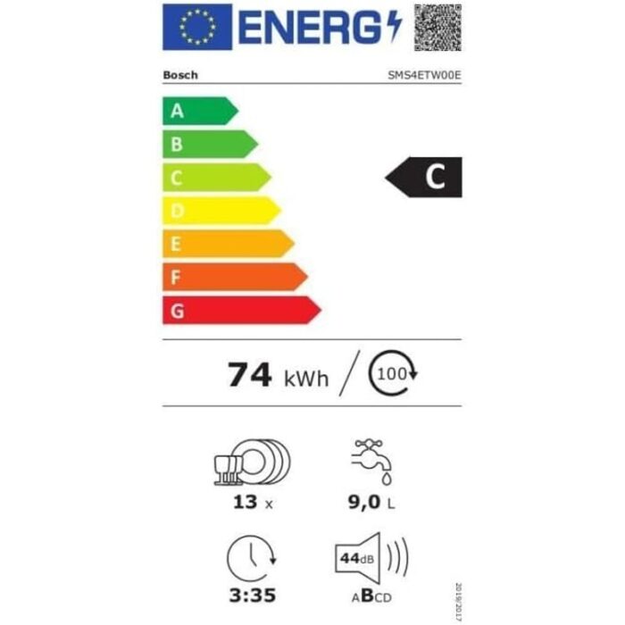 Bosch SMS4ETW00E Lave‑vaisselle pose‑libre connecté 13 couverts – 44 dB – Image 3