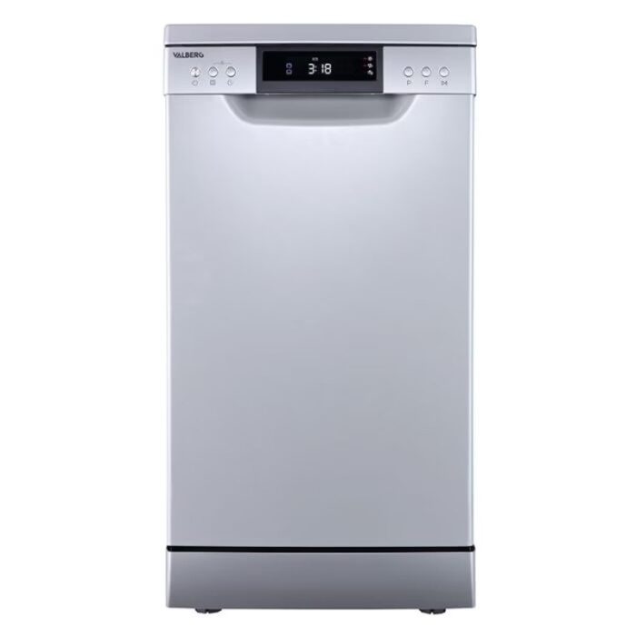 VALBERG SAD929C 10S44 C Lave‑vaisselle pose‑libre 10 couverts – 44 dB Silver – Image 1