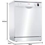 Bosch SMS25AW05E Lave‑vaisselle pose‑libre EcoSilence 12 couverts – 9,5 L – Image 5
