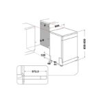 Hotpoint HFC3B+34W Lave‑vaisselle pose‑libre 60 cm 14 couverts – 44 dB blanc – Image 4