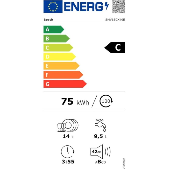 Bosch Série 2/4/6 Lave‑vaisselle Smart SilencePlus Home Connect 60 cm – encastrable ou pose‑libre – Image 2