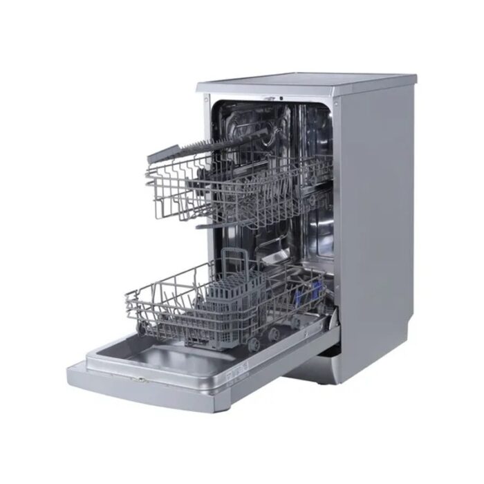EssentielB ELVS‑441s Lave‑vaisselle pose‑libre 45 cm – 44 dB Silver – Image 2