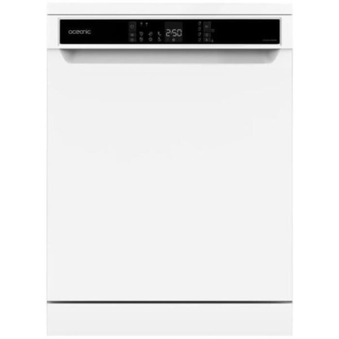 Oceanic OCEALV1247W Lave‑vaisselle pose‑libre 60 cm 12 couverts – 47 dB blanc – Image 1
