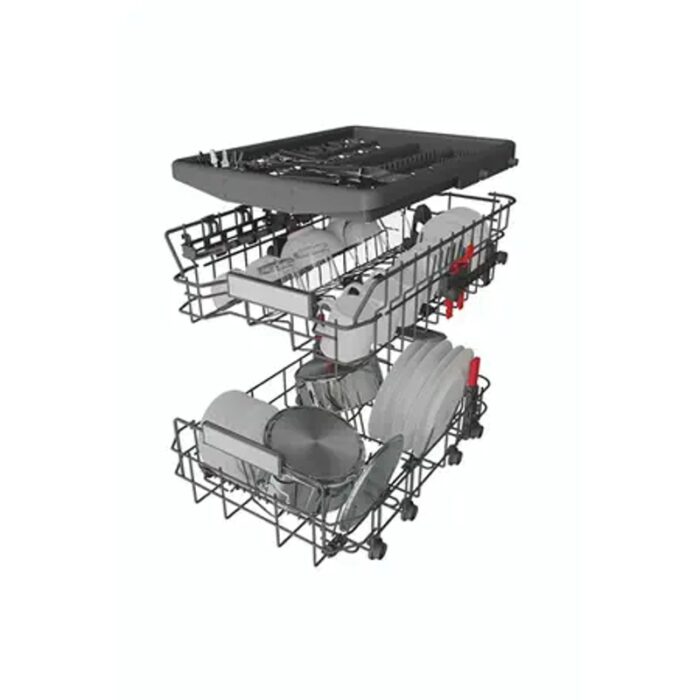 Whirlpool WSIO3O34PFEX Lave‑vaisselle encastrable 6ème Sens 45 cm – 44 dB – Image 4