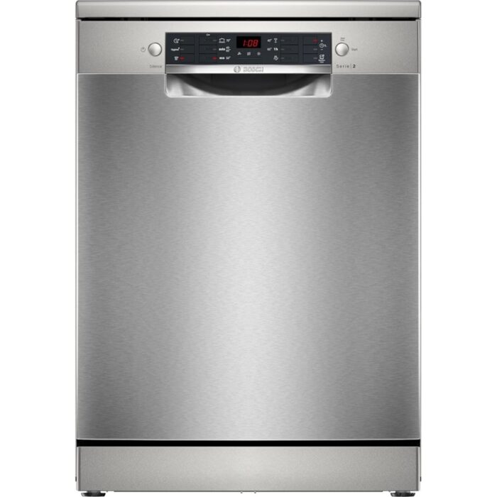 Bosch SMS26AI01F Lave‑vaisselle pose‑libre inox 60 cm – 48 dB – Image 1