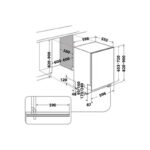 Whirlpool WIO3T133PFE Lave‑vaisselle encastrable 60 cm 14 couverts – 43 dB – Image 5