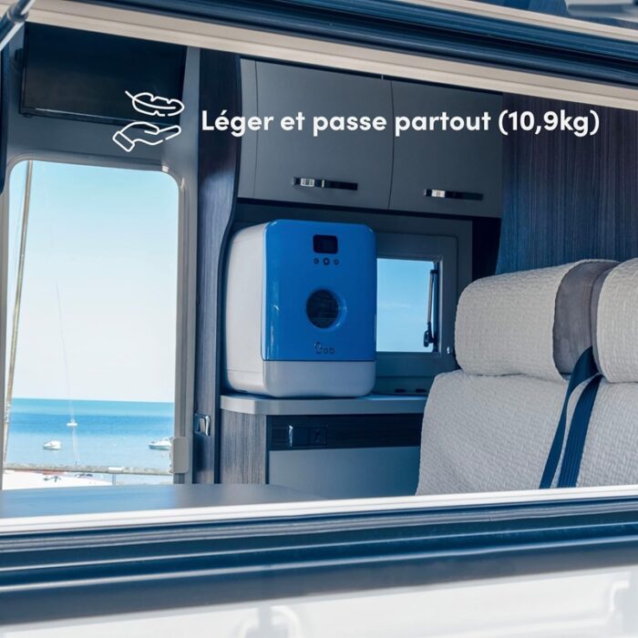 Daan Tech Bob Lave‑vaisselle compact encastrable/portable 3 couverts – 43 dB 34 cm réservoir – Image 4
