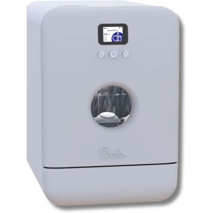 Daan Tech Bob Lave‑vaisselle compact encastrable/portable 3 couverts – 43 dB 34 cm réservoir – Image 1