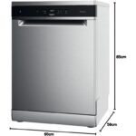 Whirlpool WFC 3 C 42 PX Lave‑vaisselle autoportant panier réglable 60 cm – 42 dB – Image 4