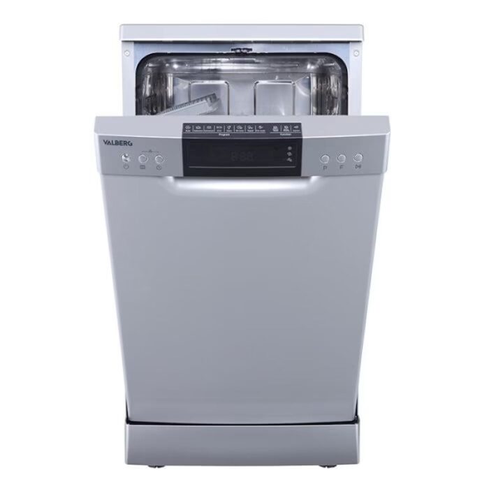 VALBERG SAD929C 10S44 C Lave‑vaisselle pose‑libre 10 couverts – 44 dB Silver – Image 3